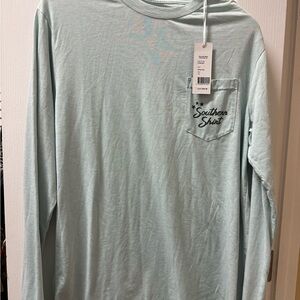 The Southern Shirt Company Light Blue Long Sleeve Tee